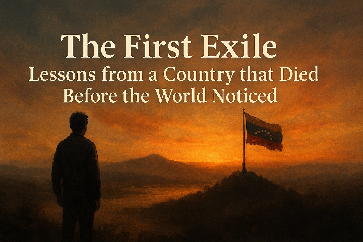 The First Exile: Lessons from a Country That Died Before the World Noticed