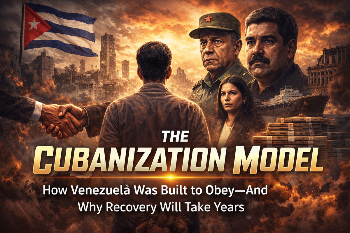 The Cubanization Model: How Venezuela Was Built to Obey—and Why Recovery Will Take Years